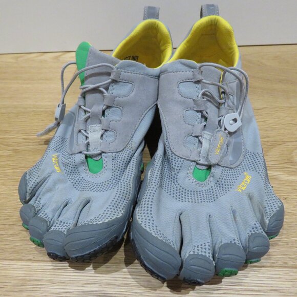 VIBRAM FIVEFINGERS Bikila LS Barefoot Training Running Shoes in Gray Green US 9 - Picture 6 of 13
